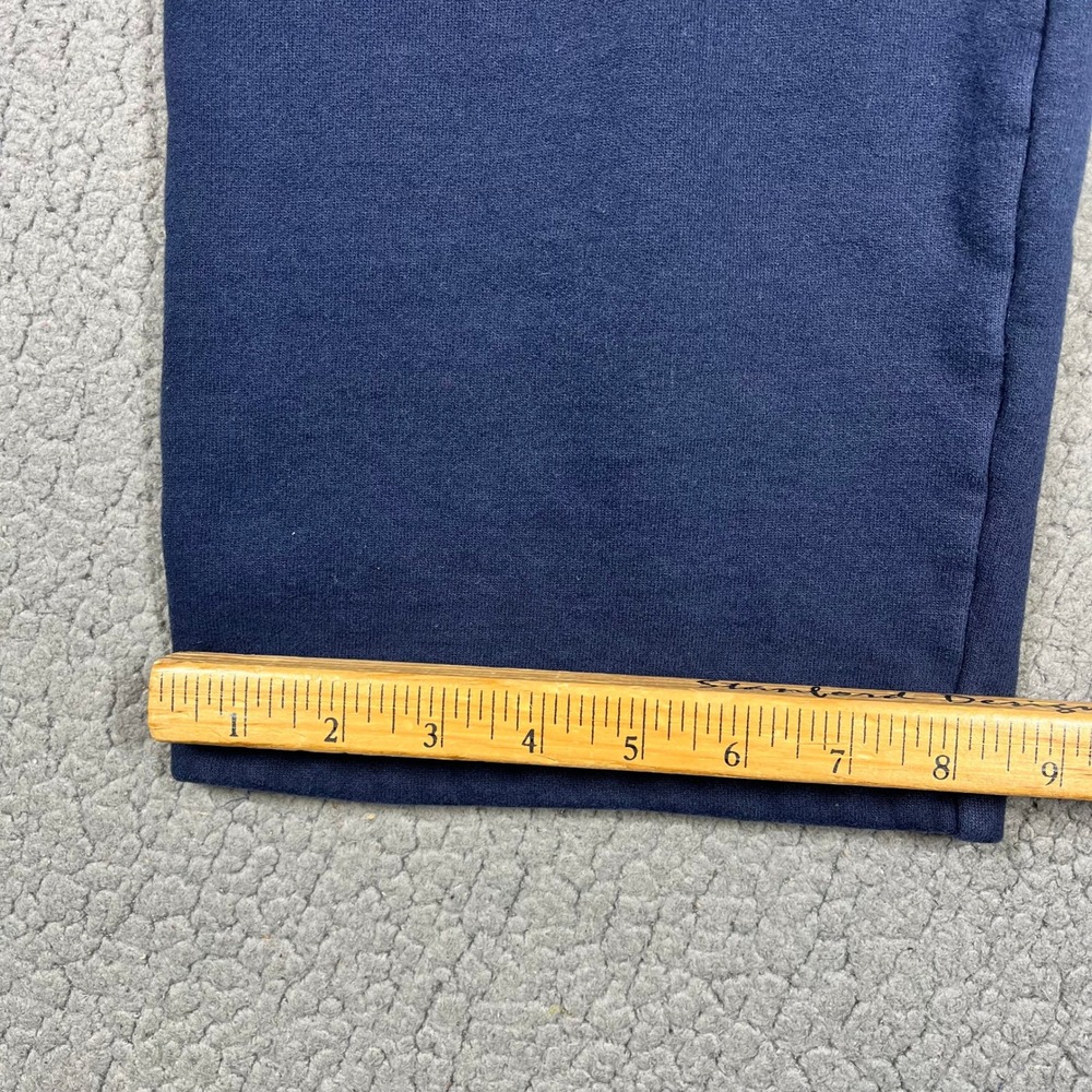 Aritzia Sweatfleece Boyfriend Fit Wide Leg Sweatpants Navy Blue XS 6440 - Picture 13 of 14